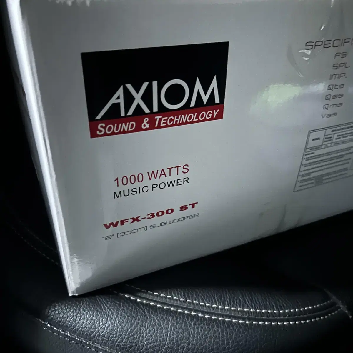 12인치 카오디오 AXIOM WFX-300ST 서브우퍼 판매합니다