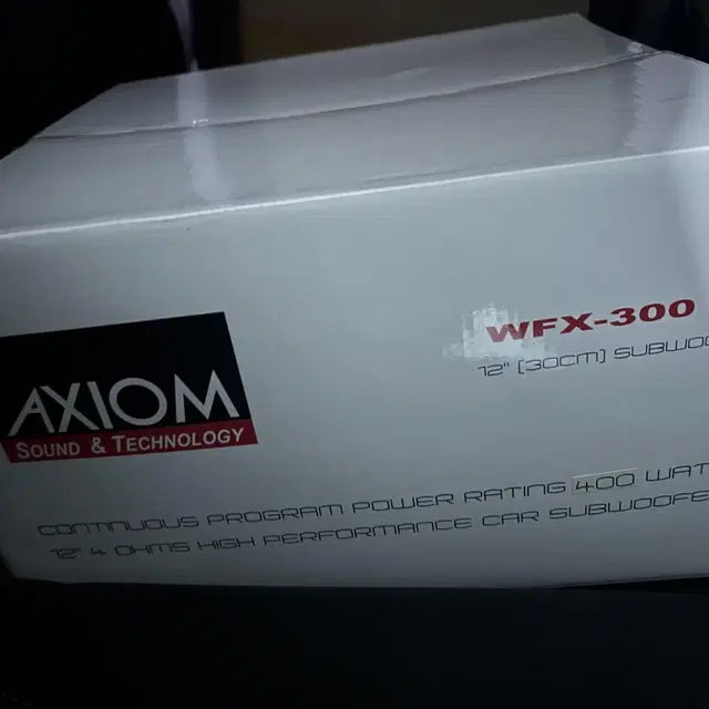 12인치 카오디오 AXIOM WFX-300ST 서브우퍼 판매합니다