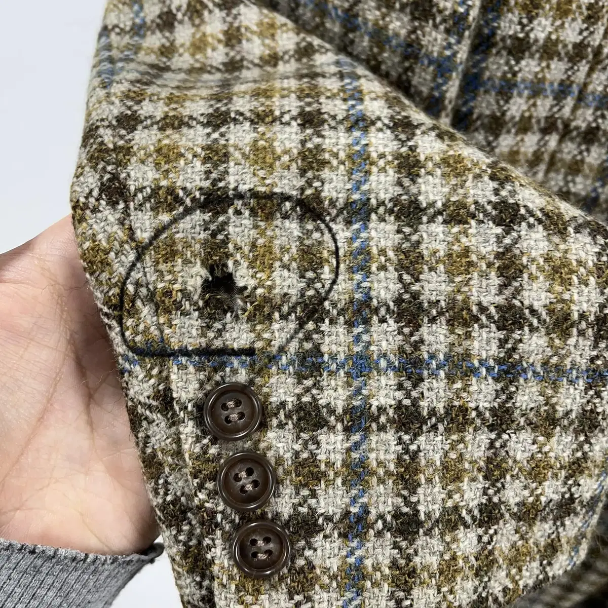 PIERRE CARDIN wool 100% check jacket