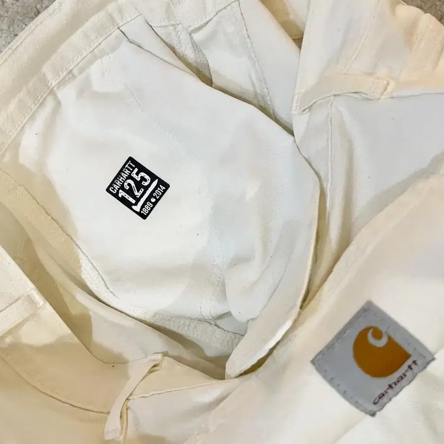 Carhartt Double Knee Cream White