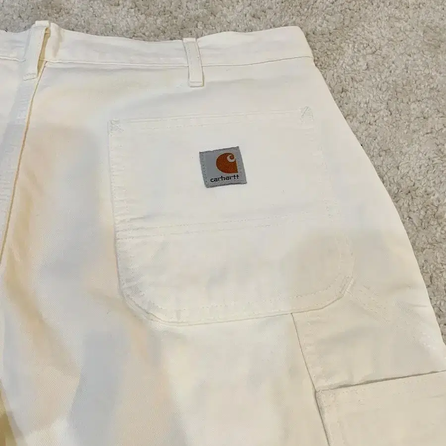 Carhartt Double Knee Cream White