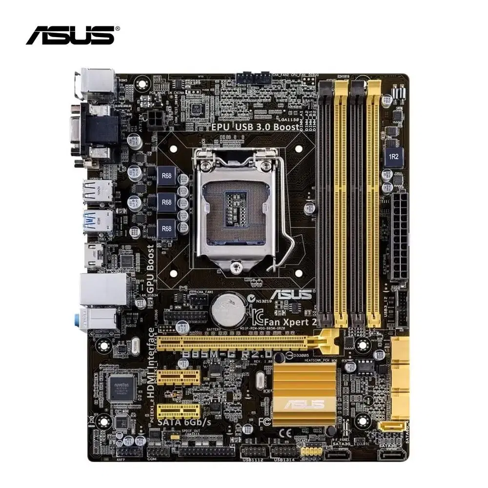 ASUS B85MG 메인보드 인텔 4세대 소켓 1150