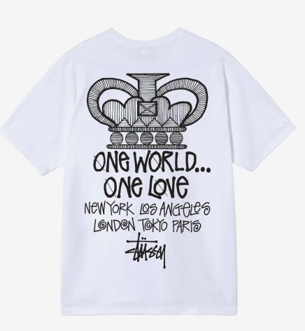 Stussy One World T-Shirt Size XL New