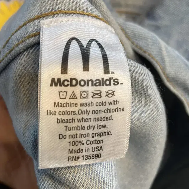 McDonald [Made in Usa] 맥도날드 리미티드 에디션데님자켓