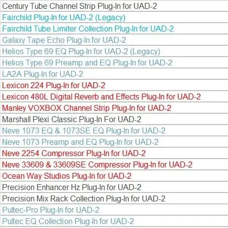 UAD 아폴로 트윈x, satellite,유료 플러그인 25개 전부 일괄