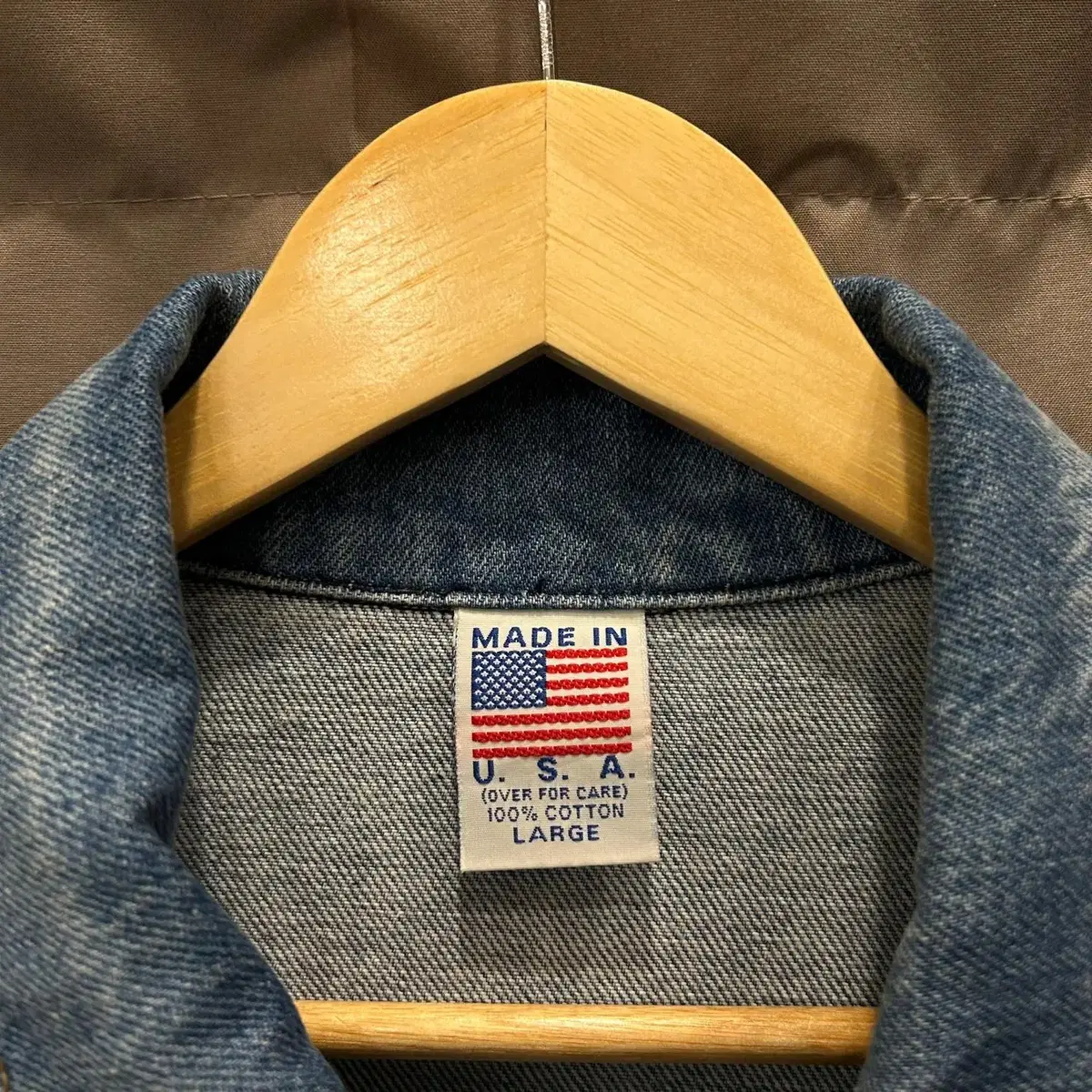 [L] MADE IN USA 미국 빈티지 청자켓 데님