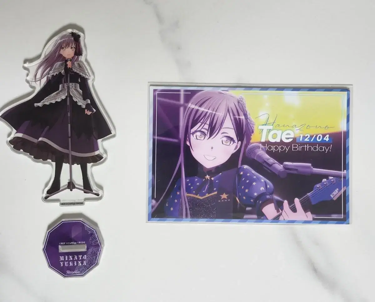 Bangdream Yukina Acrylic, Birthday Benefit