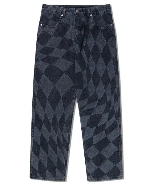 노매뉴얼 D.T CHECKERBOARD DENIM 바지(185AA)