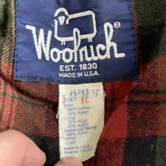 90s 울리치(woolrich) 다운 파카