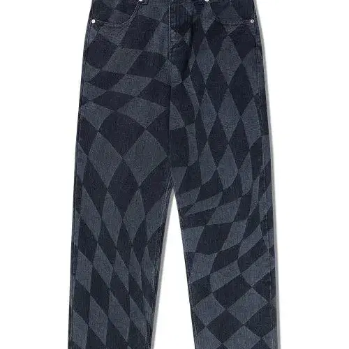 노매뉴얼 D.T CHECKERBOARD DENIM 바지(592AA)