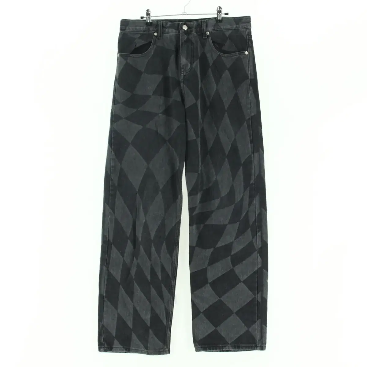 노매뉴얼 D.T CHECKERBOARD DENIM 바지(592AA)