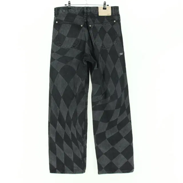 노매뉴얼 D.T CHECKERBOARD DENIM 바지(592AA)