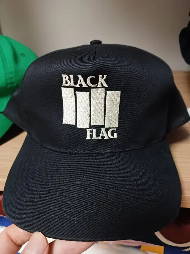 빈티지 블랙플래그 모자 black flag 밴드모자