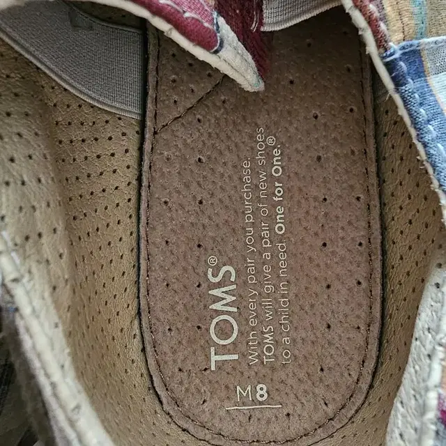 TOMS 마드라스 구두 (260)