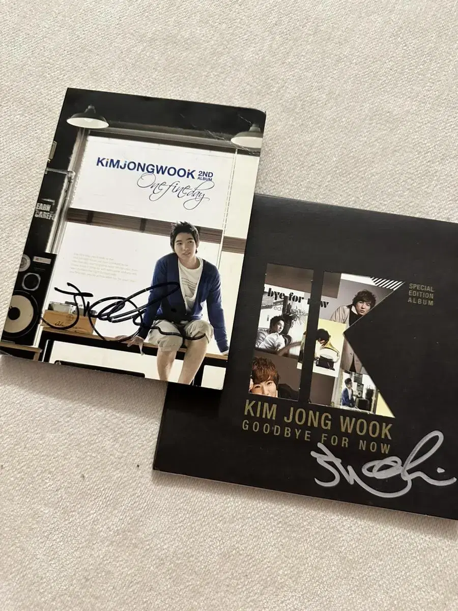 Kim Jong-wook 2집 album autographed