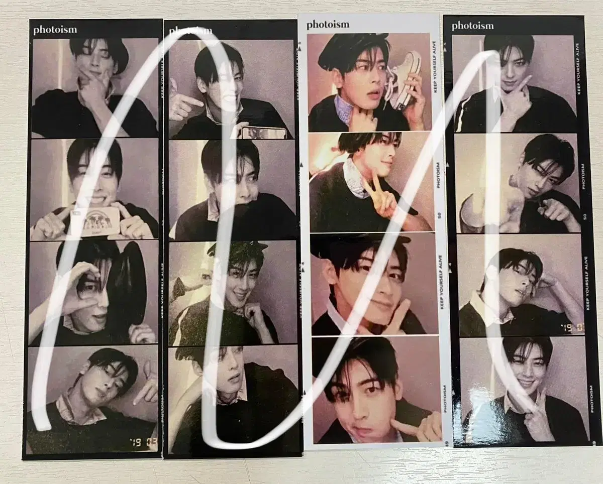 Astro cha eunwoo 4 cut photo + growth set