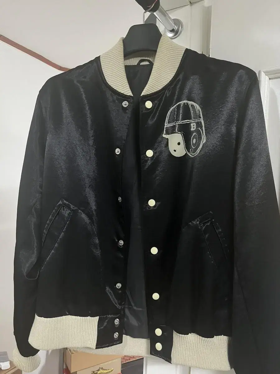 Brooklyn Circus Satin Varsity Jacket L