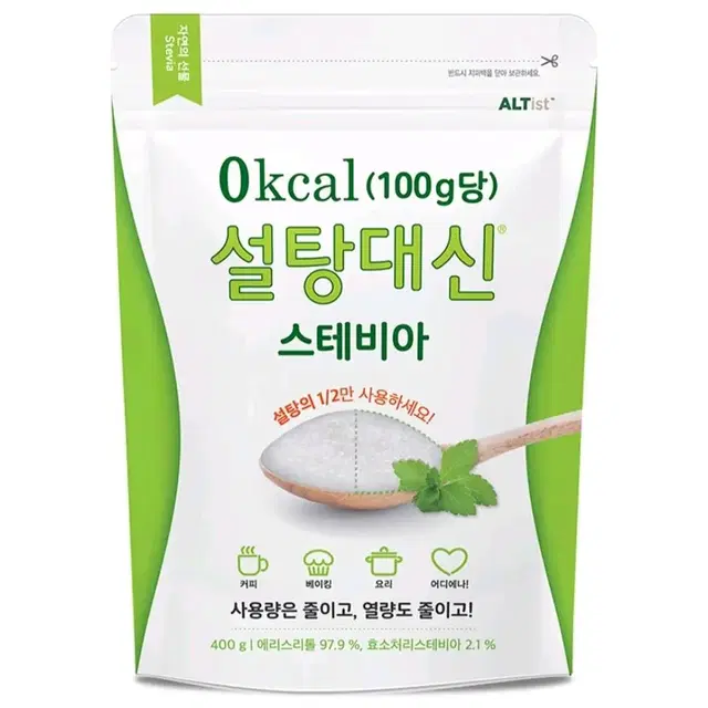 설탕대신 스테비아 400g 무료배송 에리스리톨