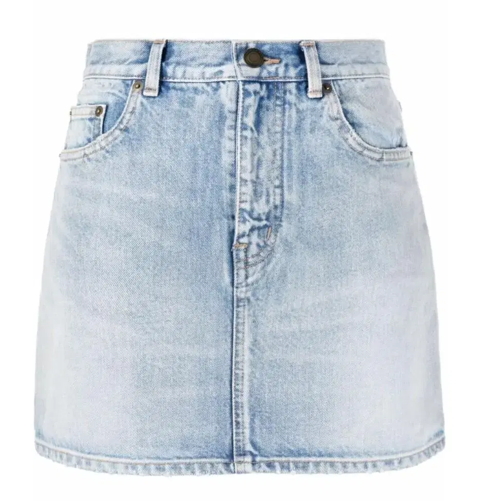 Saint Laurent YSL Women's Luxury Denim Mini Skirt Genuine Brand New for Sale