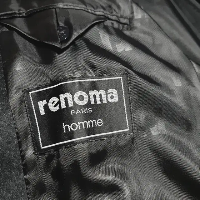 메종 레노마 파리 (renoma paris) 옴므 퓨어 캐시미어 코트 다