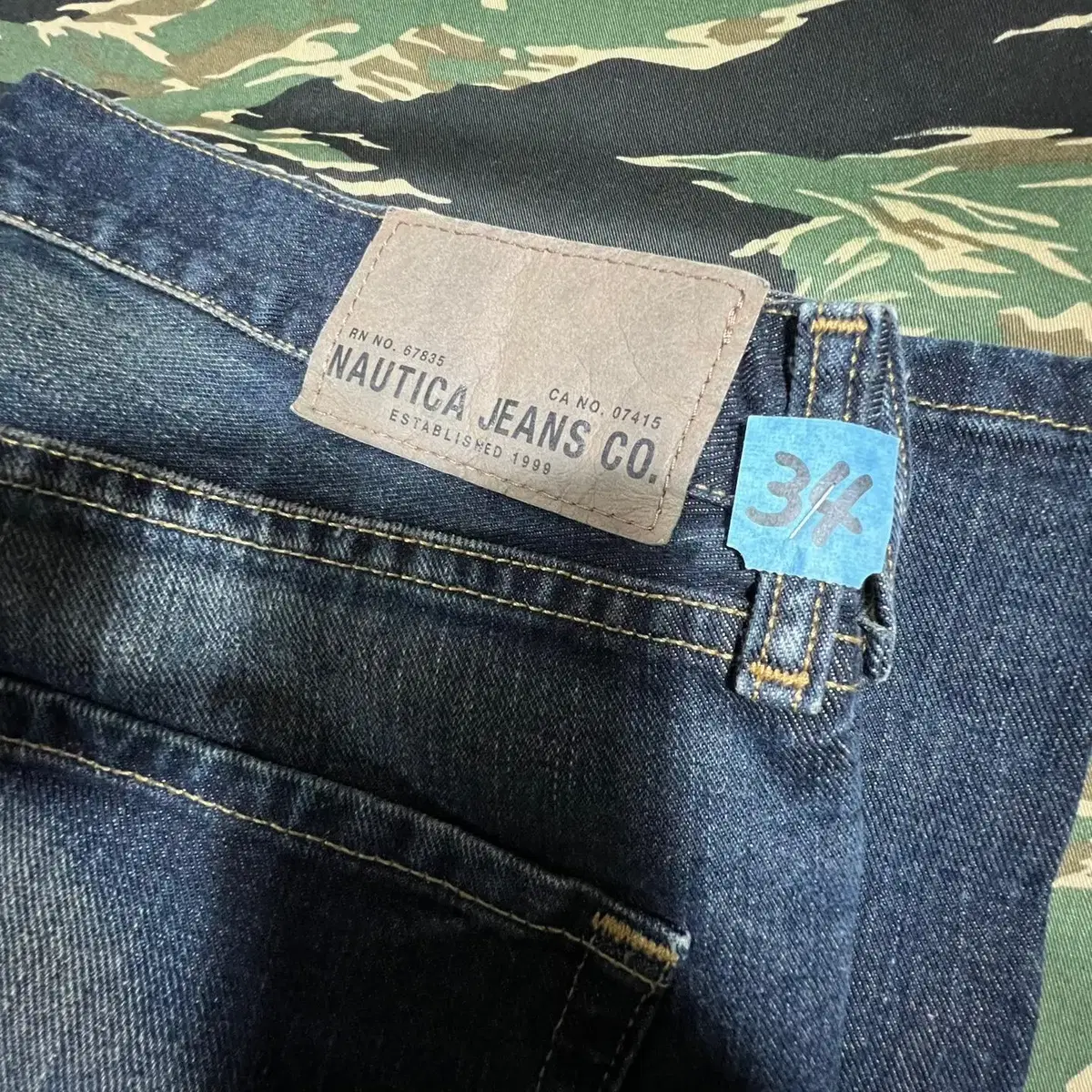 NAUTICA JEANS 루즈핏 멕시코 데님 33size