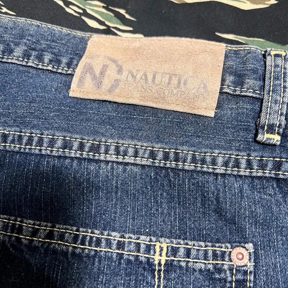 NAUTICA JEANS 루즈핏 데님 35size