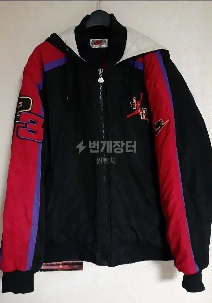 Jordan Old School 90's Hooded Padded Jumper Jacket 100% Cotton