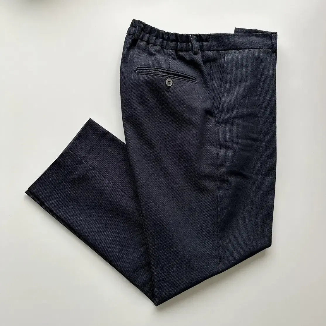 벨리프 Easy line Denim 1Pleats 치노 팬츠 인디고