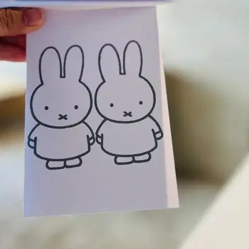 [새상품] 일본 미피 miffy 미니 컬러링북 색연필 세트