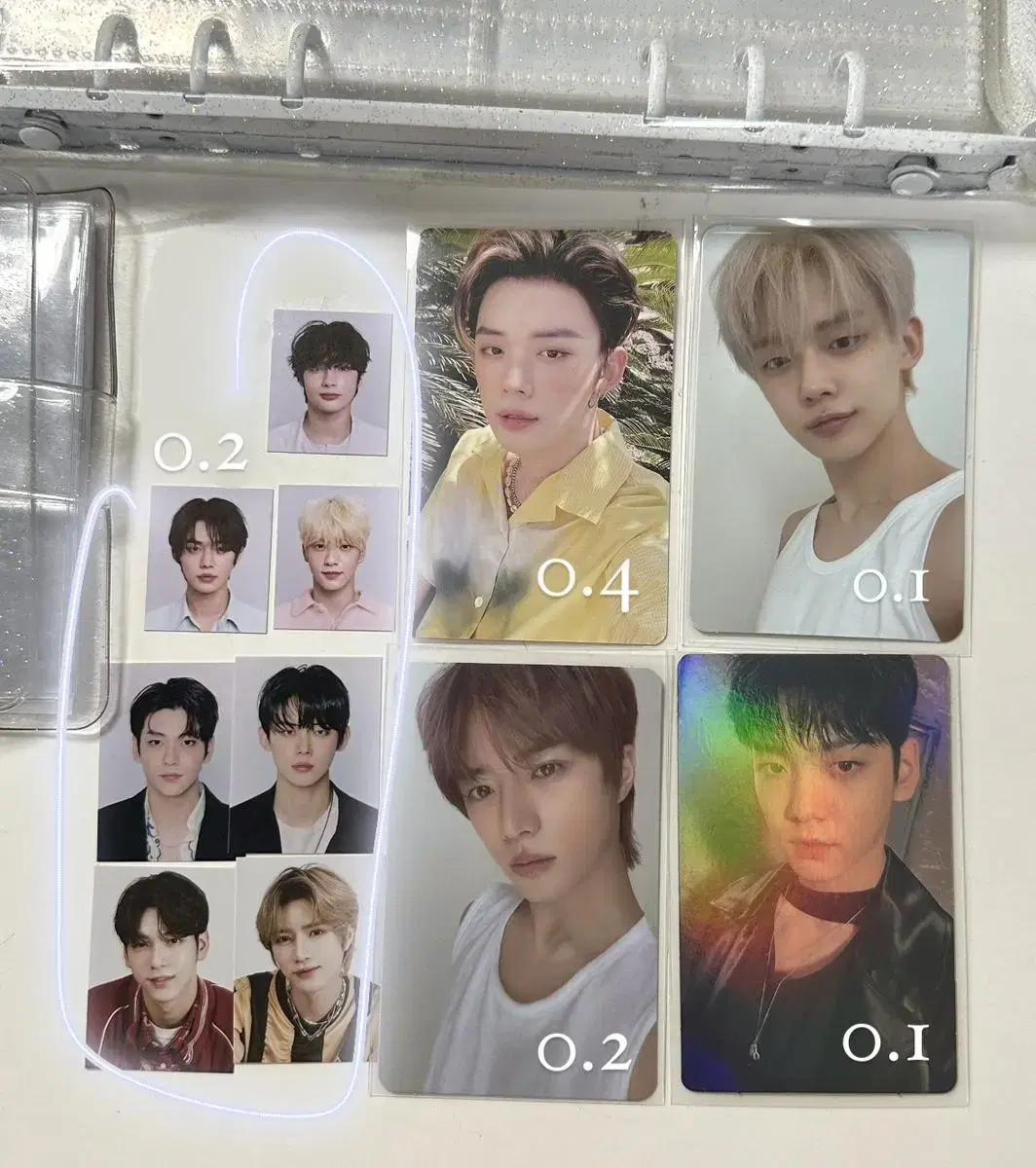 TXT photocard seasons greetings Clio Saga Orange and Hate