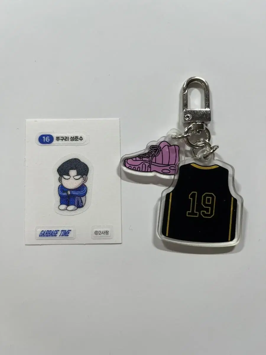 GarbageTime pop up Uniform keyring BandBuSeal SungJeongSooNo Sumin bulk WTS