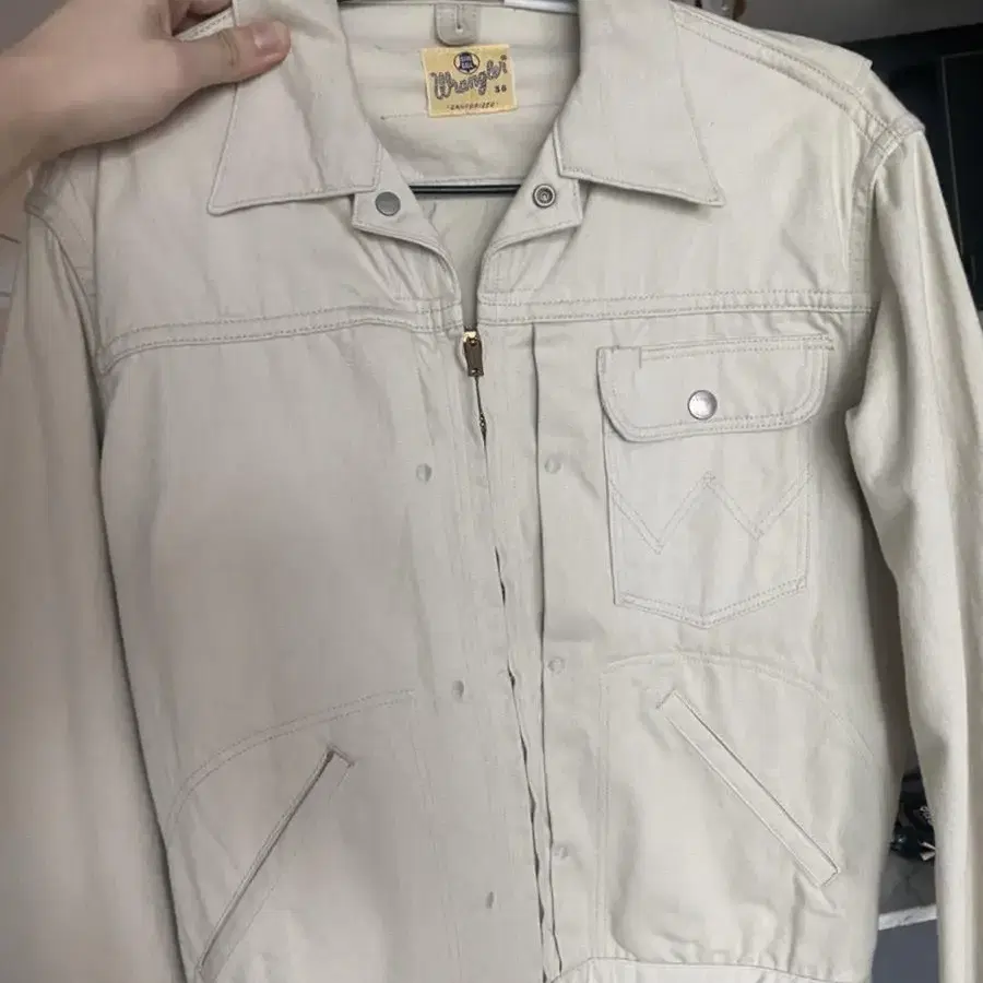 랭글러 Wrangler 빈티지 크롭 자켓