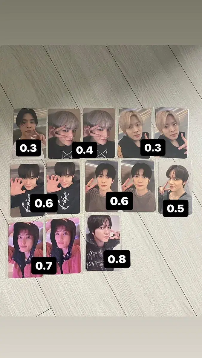 NCT127 Videlfolmi All-MD unreleased photocard Photocard