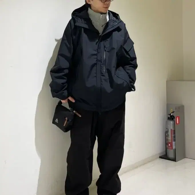 프릭스스토어 24FW 15oz 아메카지/USA코튼 하프 집업 맨투맨 L