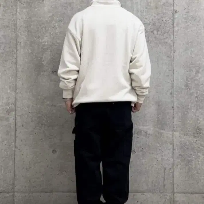 프릭스스토어 24FW 15oz 아메카지/USA코튼 하프 집업 맨투맨 L