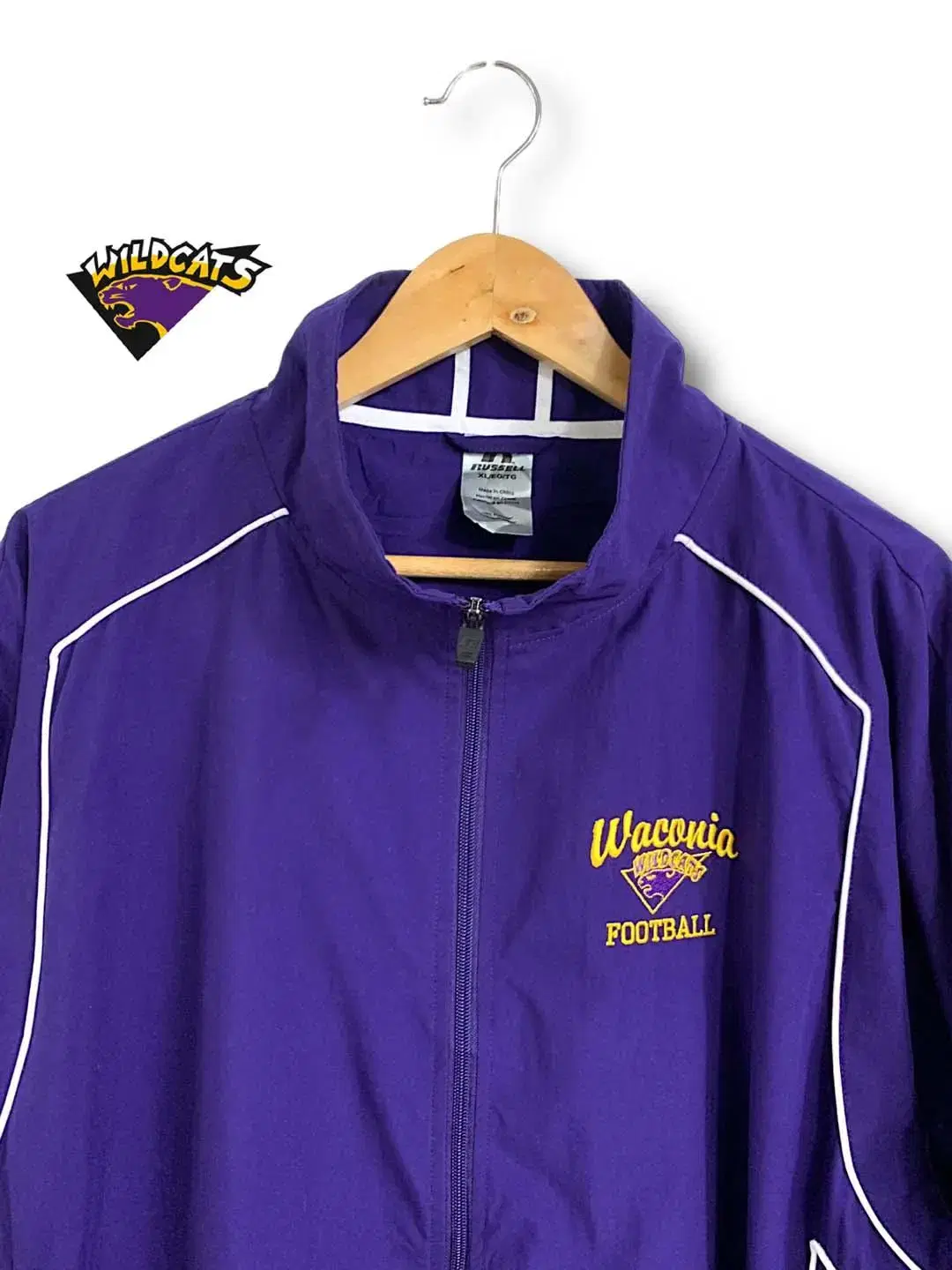 [XL~2XL] Russell wildcat logo jacket