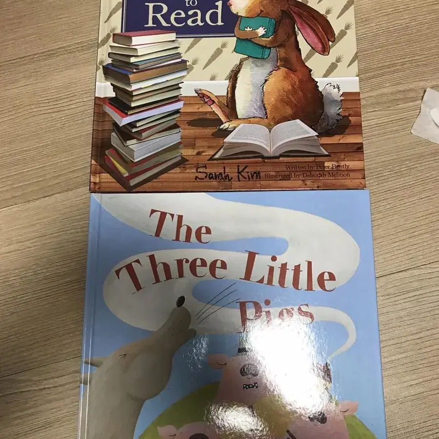 영어동화 bunny loves to read, 3little pigs