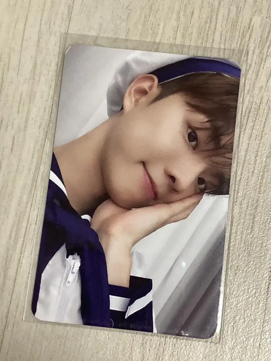 The Boyz q makestar unreleased photocard Marine Look