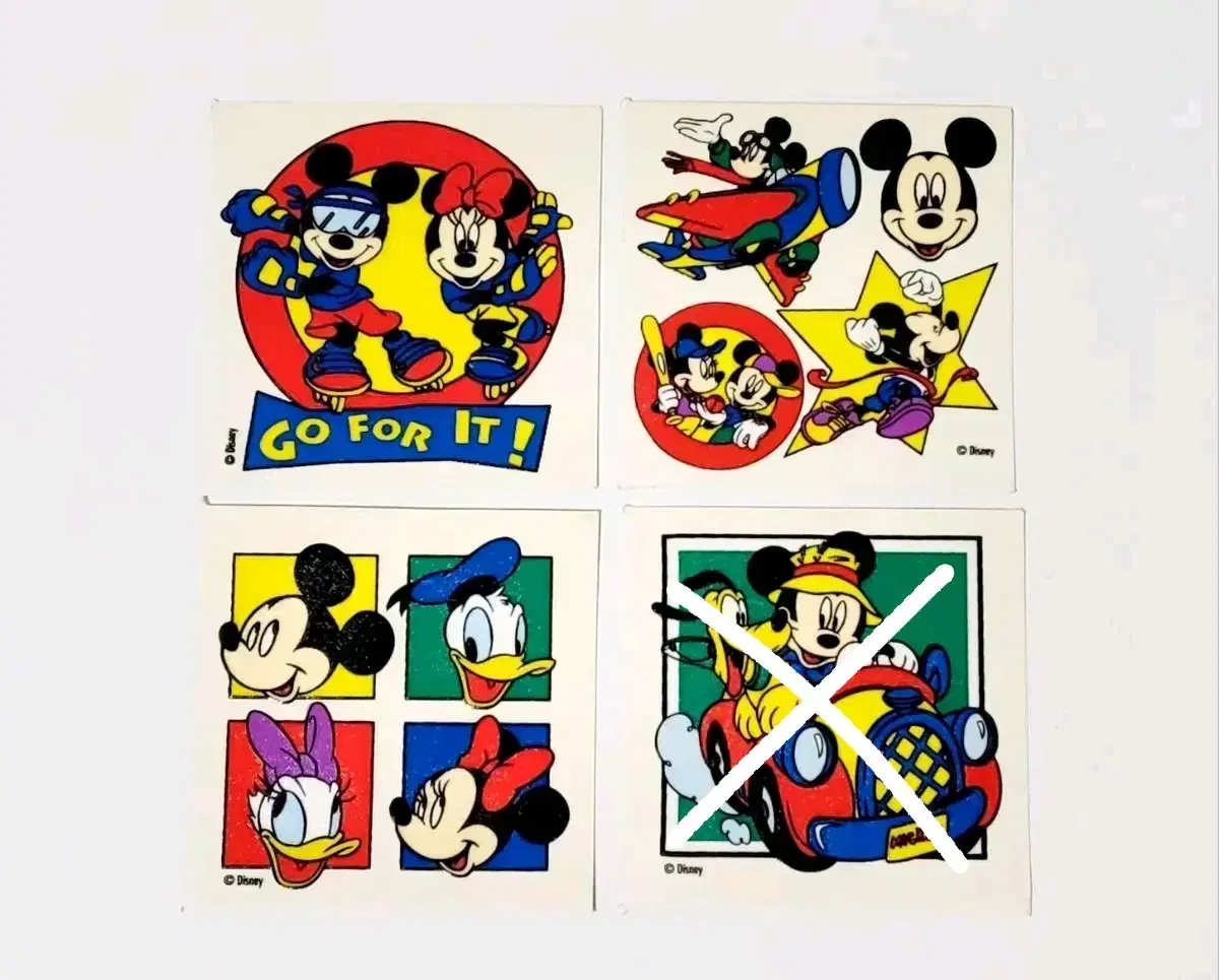 90's Disney Mickey Mouse Unitech sticker Minnie Mouse Donald Duck Classics