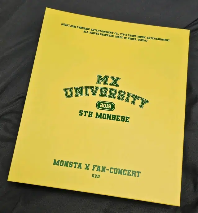 몬스타엑스  MX University 5기팬콘 DVD,키트