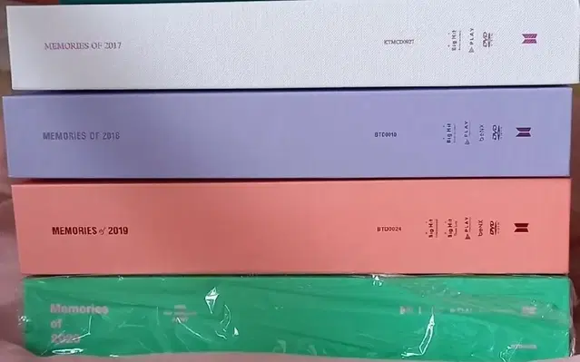 방탄 BTS 메모리즈 DVD 17~20 일괄