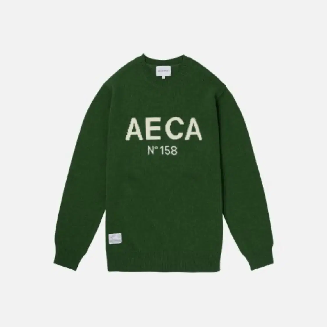 에이카화이트 AECA BIG LOGO WOOL KNIT-GREEN 니트