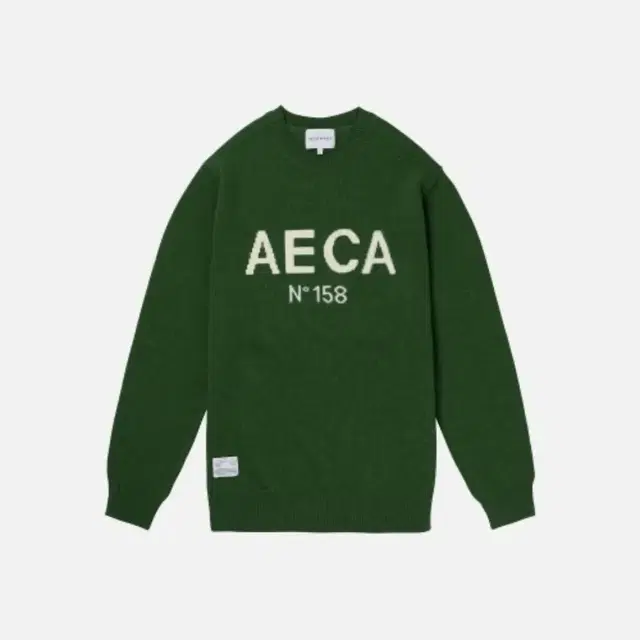 에이카화이트 AECA BIG LOGO WOOL KNIT-GREEN 니트