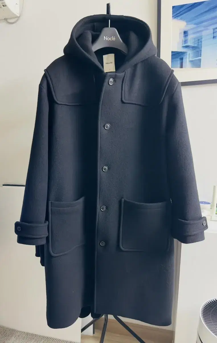 Knockle Cunningham Hooded Coat Black sells