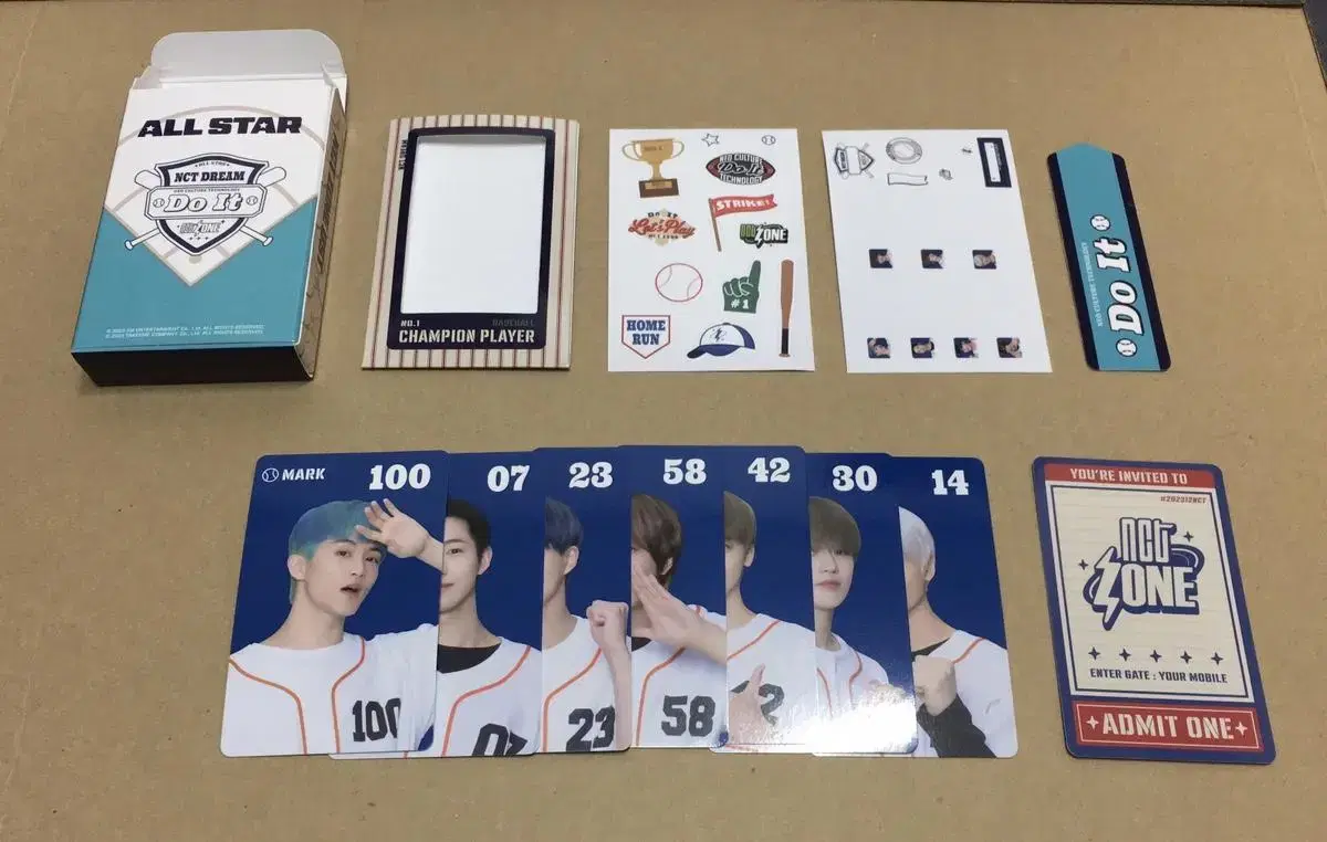 NCT Zone Baseball Unsealed Album NCT Dream