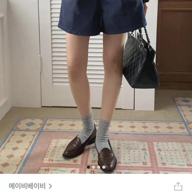 메이비베이비 논페이드 생지 반바지