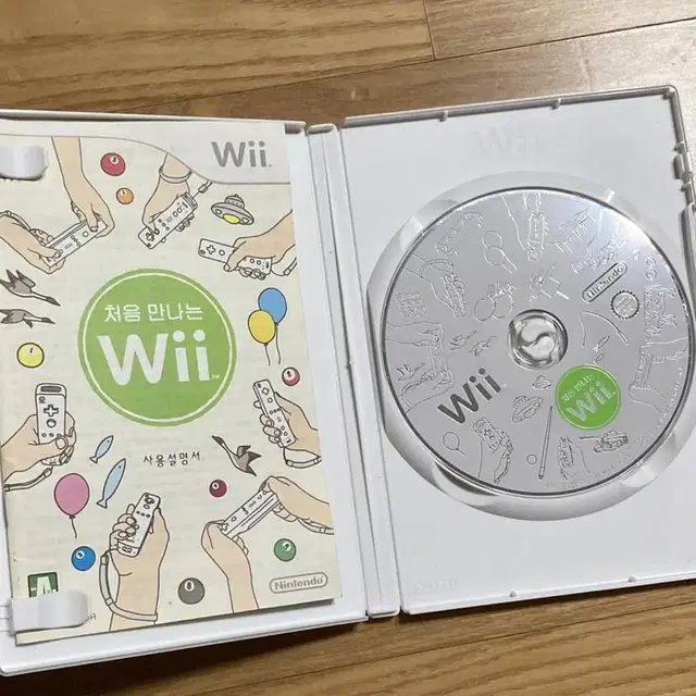 닌텐도 위 처음 만나는 wii 미니게임 cd칩 nintendo 맛보기체험