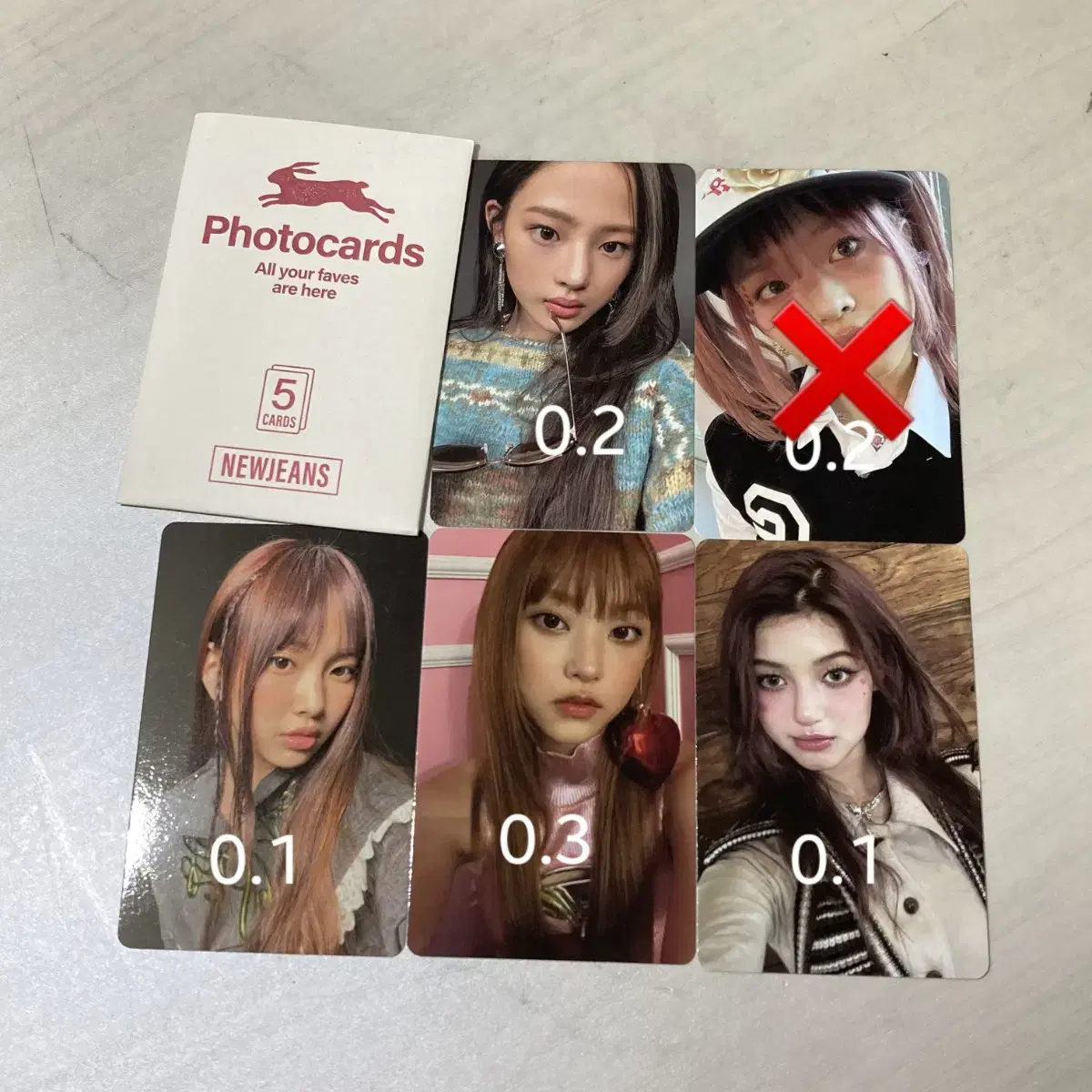 new jeans dito omg omg omg alber photocard minji hani danielle haerin hyein