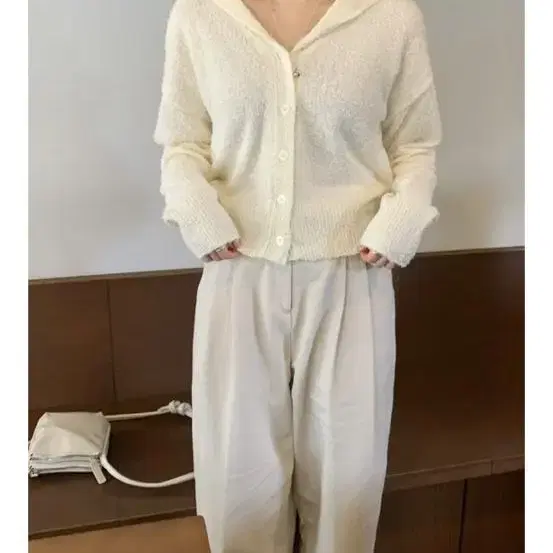 이오마켓 EO마켓 poi sailor cardigan 아이보리 새상품