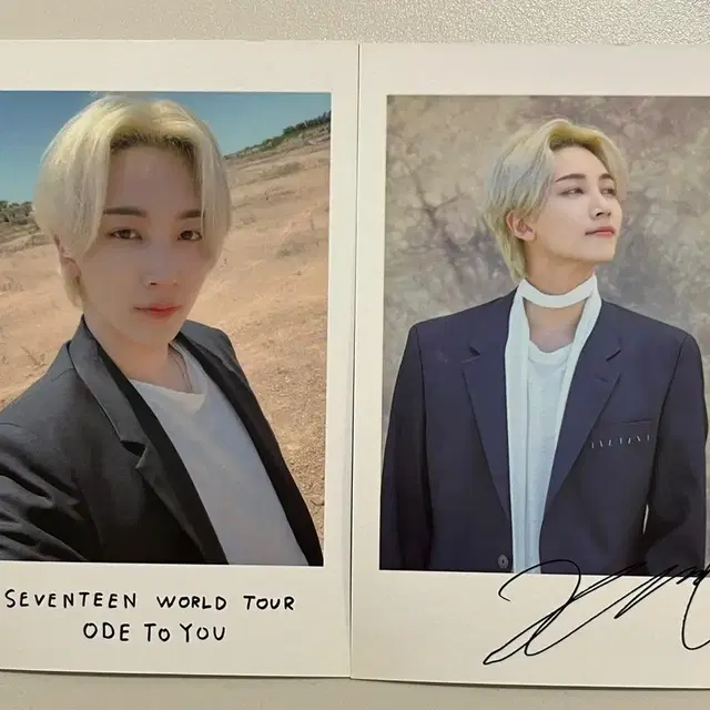 세븐틴 정한 ode to you 오드투유 폴라로이드 일괄